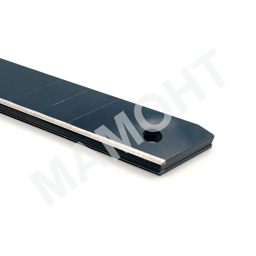 Лезвия сменные для ножа, черная сталь, 18 мм МАМОНТ (INS-MMNT-1086)