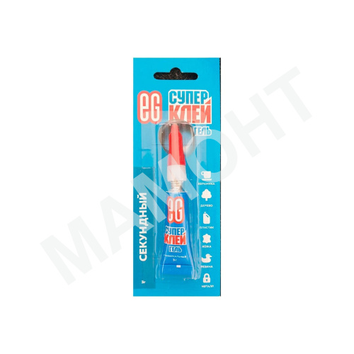 Супер клей "Еврогарант" гель, 3 г