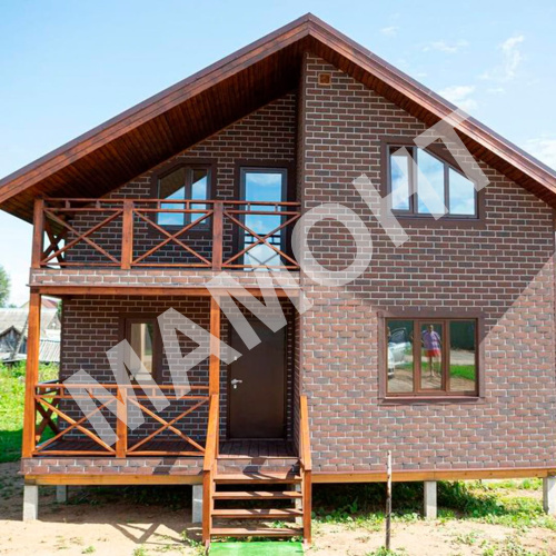 Фасадная плитка HAUBERK ТЕХНОНИКОЛЬ Баварский Кирпич 2 м2 - Фото 2