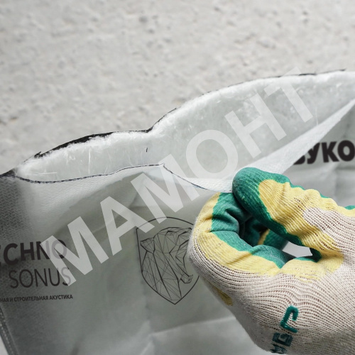 Мат звукопоглощающий ТехноСонус ТермоЗвукоИзол Стандарт 15 мм, 15 м2