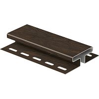 Соединительная планка Ю-Пласт 3 м, Софит PRO Орех темный