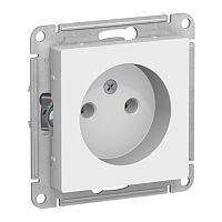 Розетка Systeme Electric ATLASDESIGN без заземления, белый
