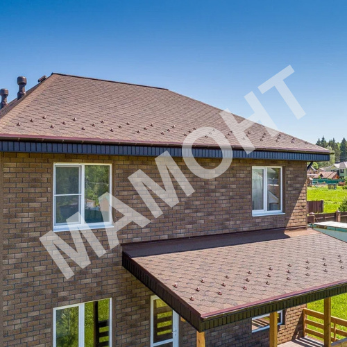 Гибкая черепица ТЕХНОНИКОЛЬ Финская Соната Коричневый, 3 м2