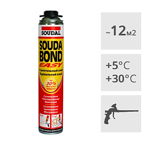 Клей-пена полиуретановая Soudal SOUDABOND Easy, 750 мл