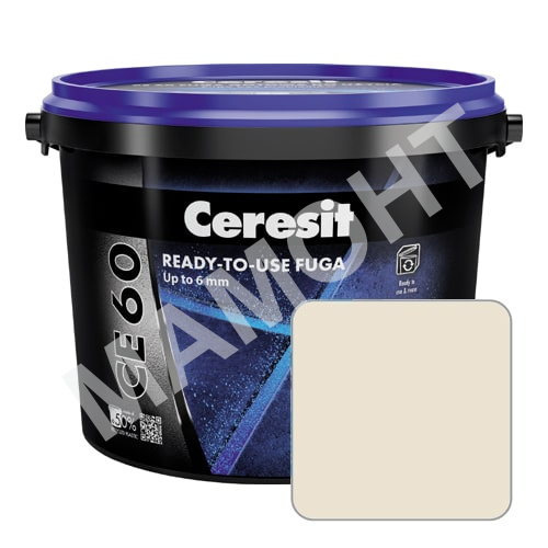 Затирка для швов готовая Ceresit CE60 №40 жасмин, 2 кг