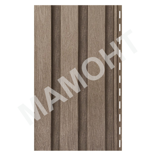 Сайдинг виниловый Ю-Пласт Timberblock ФАСАДНАЯ РЕЙКА Орех светлый