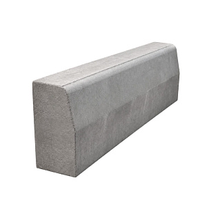 Борт (бордюр) дорожный серый 1000 х 300 х 150 мм
