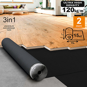 Подложка из ЭВА A-STEP OPTIMA PLUS 2 мм, 15 м2