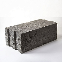 Блок керамзитобетонный 250 x 185 х 490 мм ТермоКомфорт (до 5% колотые)