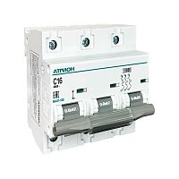 Автоматический выключатель АТРИОН ВА47-100, 3Р, хар. С
