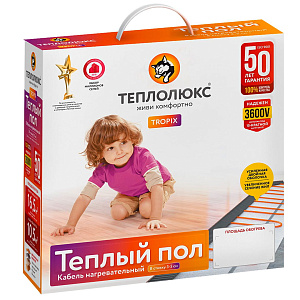Кабель нагревательный для теплого пола Теплолюкс Tropix ТЛБЭ