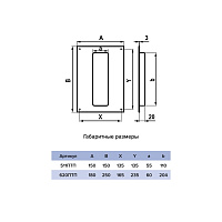 Площадка торцевая для плоских каналов ERA