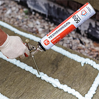 Клей-пена полиуретановая профессиональная ТЕХНОНИКОЛЬ 500 PROFESSIONAL, 1000мл