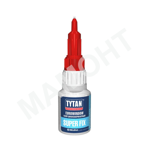 Клей цианакрилатный Tytan Eurowindow Super Fix прозрачный, 20 г