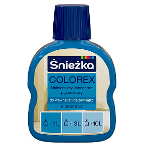 Пигмент концентрат Sniezka Colorex №51 голубой, 100 мл
