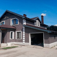 Декоративное покрытие АМК, цвет 303 (темно-коричневый), имитация кирпича