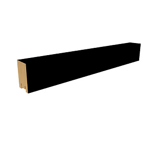 Интерьерная рейка МДФ STELLA Ривьера Black Edition 40 x 30 x 2700 мм