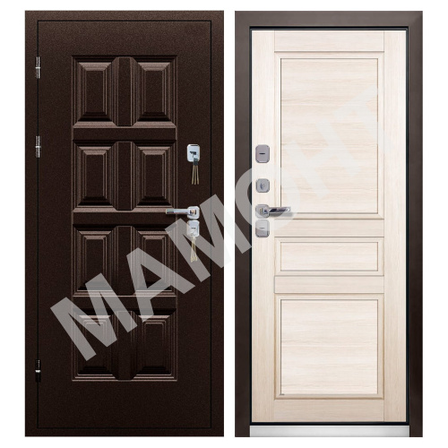 Дверь ВИНТЕР Антик медь / Беленый дуб Промет