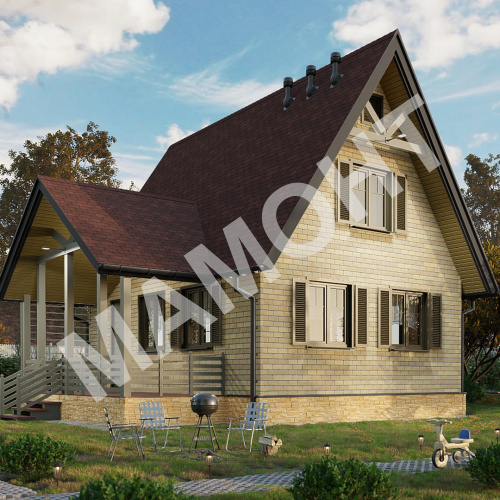 Фасадная плитка Docke PREMIUM BRICK Янтарный, 2 м2 - Фото 3