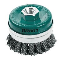 Щетка для УШМ чашечная "косичка" 100 мм усиленная ВОЛАТ (81040-100)