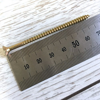 Шуруп универсальный желтый 4.0 х 70 мм МАМОНТ (25 шт.)