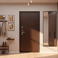 Дверь МАРС 3 Антик медь / Венге Промет