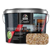 Штукатурка декоративная мраморная Dufa Creative 990-К (фракция 1,0-1,5 мм), 15 кг