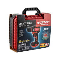 Аккумуляторная дрель-шуруповерт WORTEX BD 2025-1 DLi в чемодане