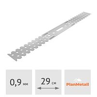 Подвес прямой (0.9 мм) для CD-профиля, ребра 12 см, длина 29 см