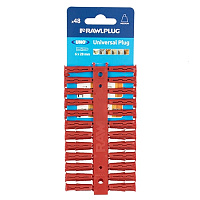 Дюбель распорный 6 x 28 мм красный (48 шт.) UNO RAWLPLUG (R-U1-RED-48-C)