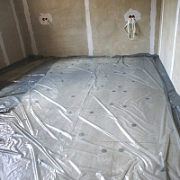 Пленка защитная укрывочная 4 х 5 м упрочненная, 40 мкм