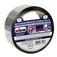 Лента металлизированная клейкая 48 мм х 50 м UNIBOB