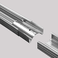 Соединитель продольный (0.4 мм) для наращивания CD-профиля, 90 мм