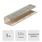 J-профиль Docke LUX 3 м, канадская береза
