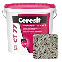 Штукатурка мозаичная силикон-акриловая Ceresit CT 77, DOLOMITE 3, 25 кг
