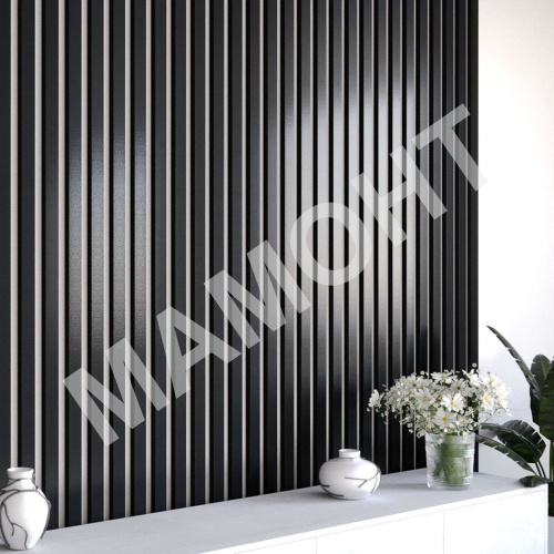 Интерьерная рейка МДФ STELLA Бриона Black Edition 16 x 40 x 2700 мм - Фото 6