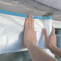 Пленка укрывочная с малярной лентой Storch CQ UVX Folie, 2.7*16 м (43,2 м2)