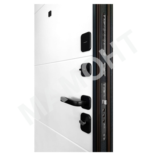 Дверь АРКТИК М Букле графит / Экошагрень белый (ПФ-039) Промет - Фото 4