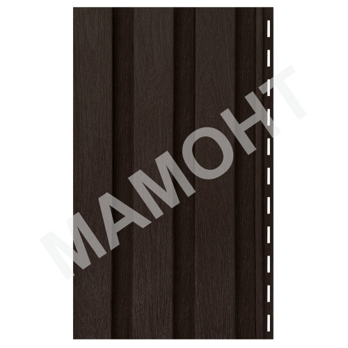 Сайдинг виниловый Ю-Пласт Timberblock ФАСАДНАЯ РЕЙКА Орех темный
