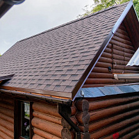 Гибкая черепица многослойная ТЕХНОНИКОЛЬ SHINGLAS Фазенда Коричневый, 2,6 м2