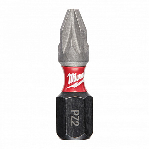 Биты крестообразные PZ2 25 мм (25 шт.) Shockwave Impact Duty Milwaukee (4932430864)