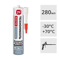 Клей монтажный универсальный акриловый ТЕХНОНИКОЛЬ MASTER, белый, 280 мл