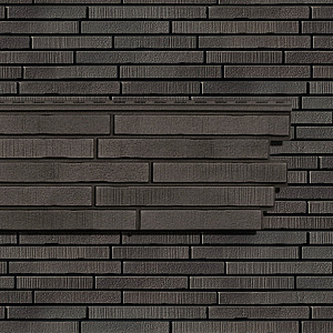 Фасадная панель Ю-Пласт Stone House S-Lock РИГЕЛЬНЫЙ КИРПИЧ Грифель