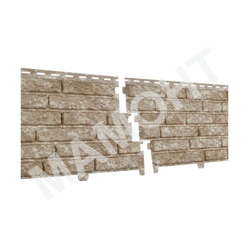 Фасадная панель Ю-Пласт Stone House КВАРЦИТ Светло-бежевый