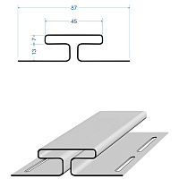 H-профиль Docke PREMIUM 3м, шоколад