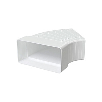 Колено горизонтальное разноугловое для плоских каналов ERA