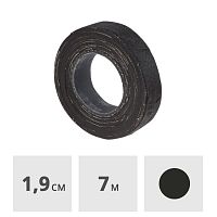 Изолента х/б 19 мм х 7 м черная STARTUL STANDART (ST9050-100)