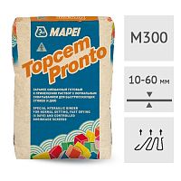 Смесь для стяжки пола цементная быстротвердеющая Mapei Topcem Pronto, 25 кг