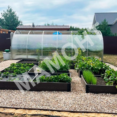 Грядочная доска UnoDeck Letto 300 х 25 мм, 3 м, графит