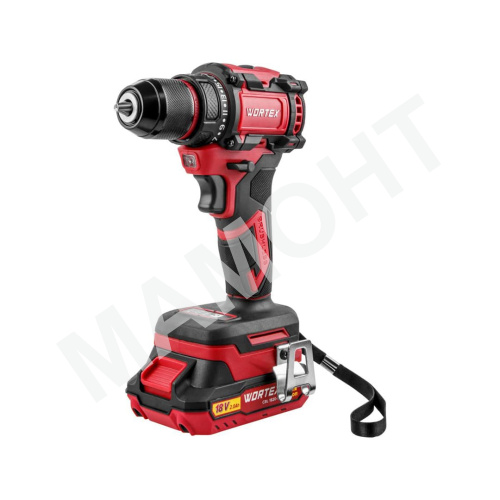 Аккумуляторная дрель-шуруповерт WORTEX BD 2025-1 DLi в чемодане